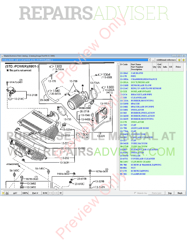 Mazda Electronic Parts Catalog Download Free